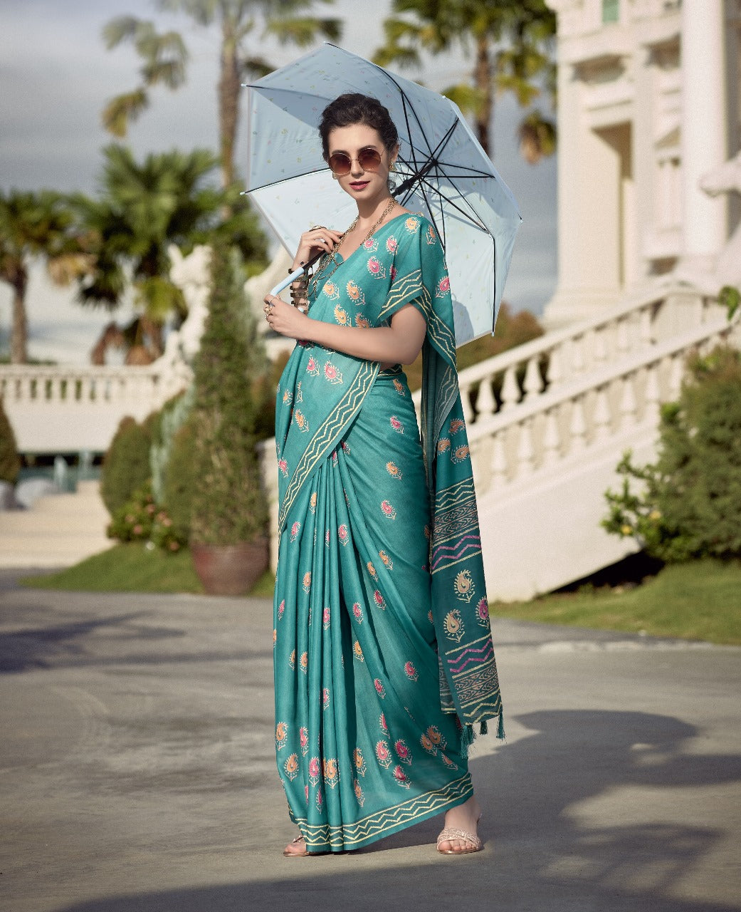 Rajath Resham rama   Handcrafted Saree – Timeless Elegance in Every Thread