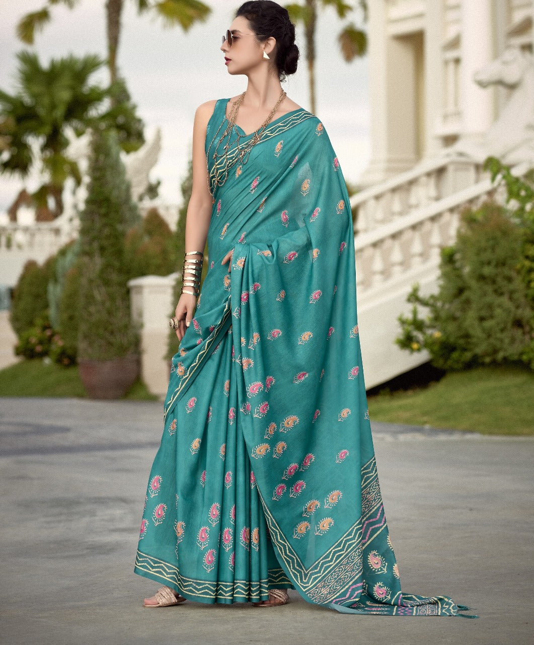 Rajath Resham rama   Handcrafted Saree – Timeless Elegance in Every Thread
