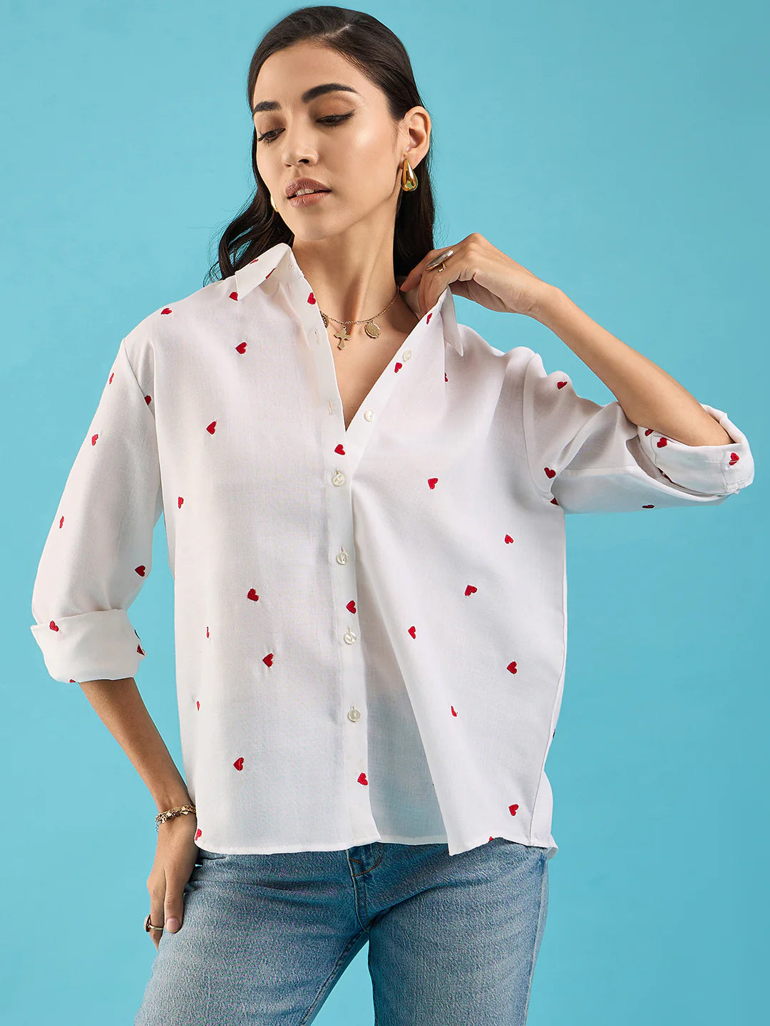 Heart Shape Design Shirts